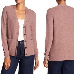 Madewell Textured Button Front Cardigan